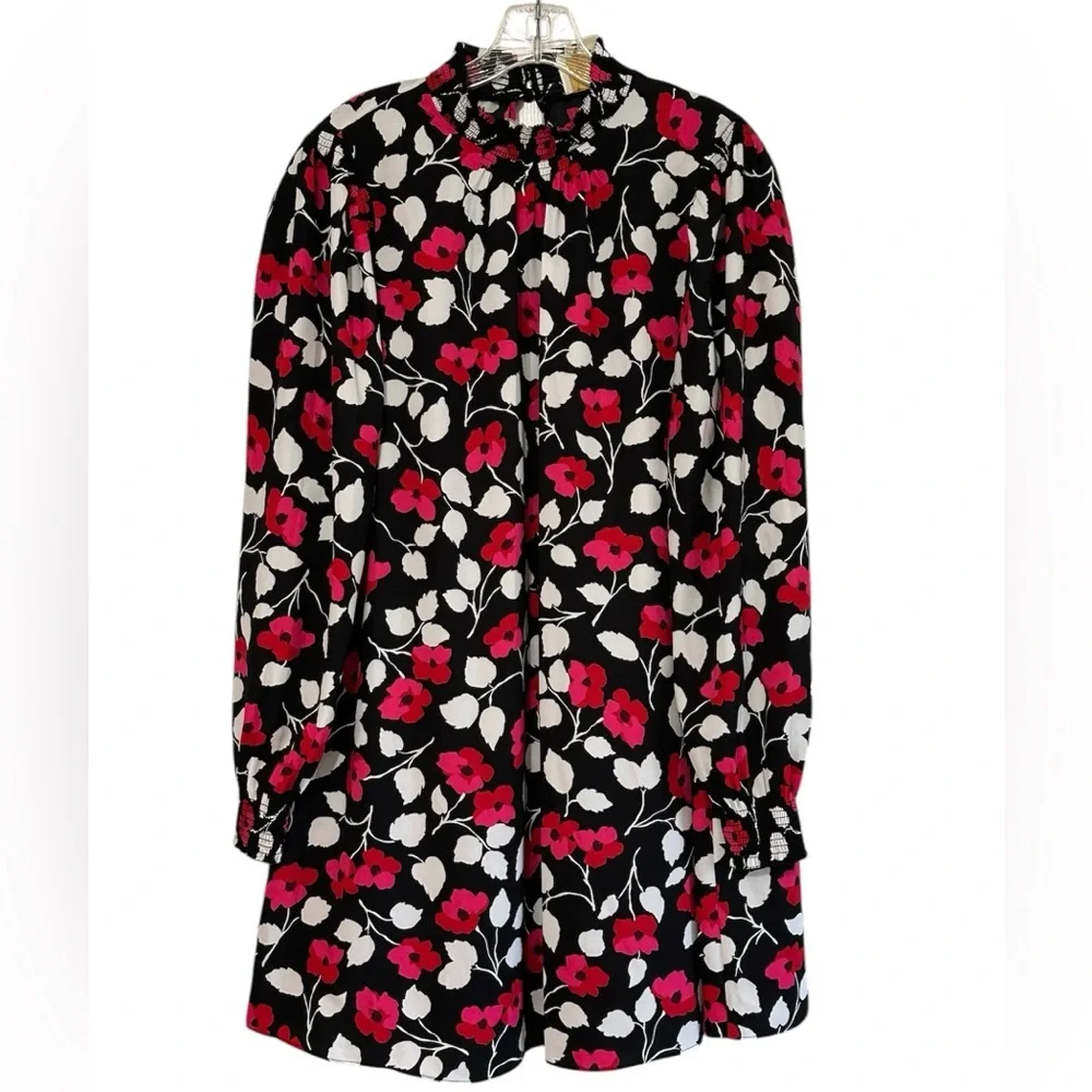 Kate Spade Vintage Fleur Crepe Dress M